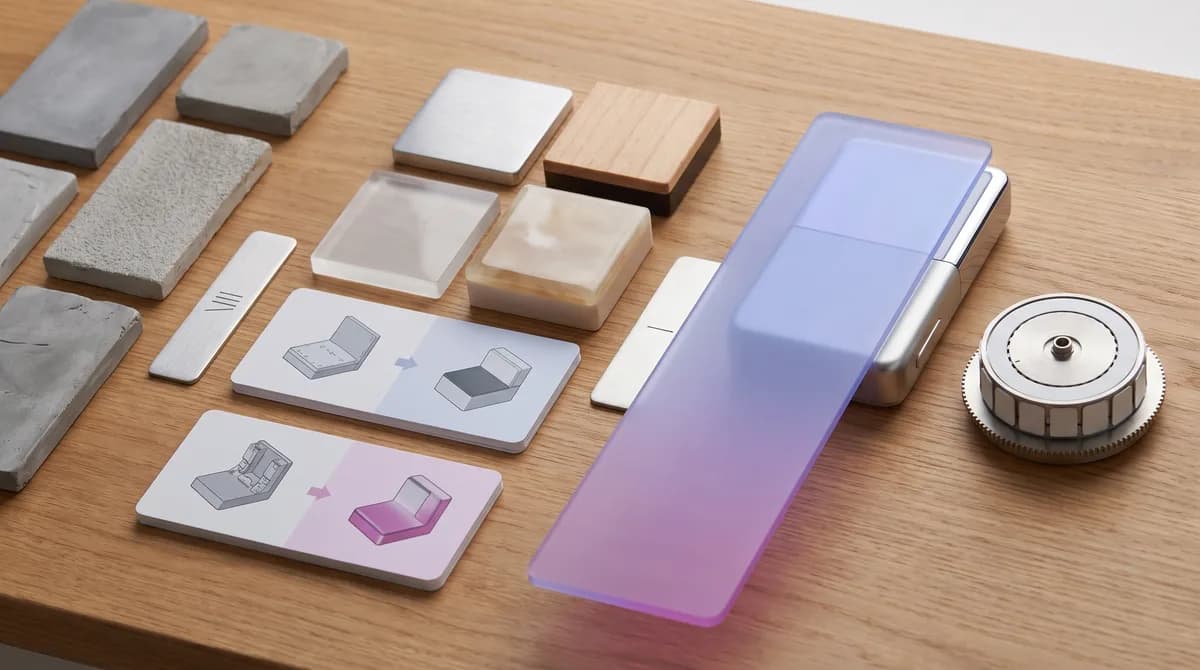 Product prototypes and release modules arranged in a precise timeline