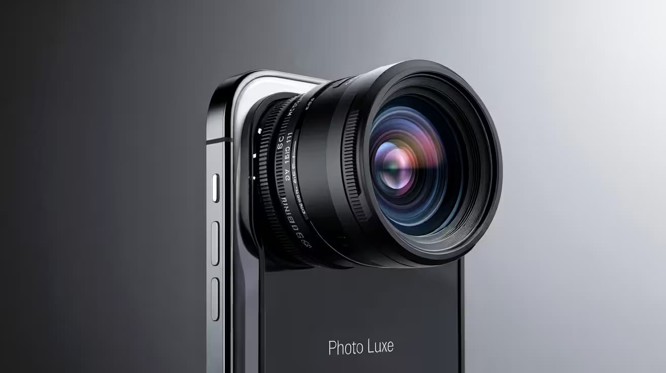 Phone camera add-on accessory