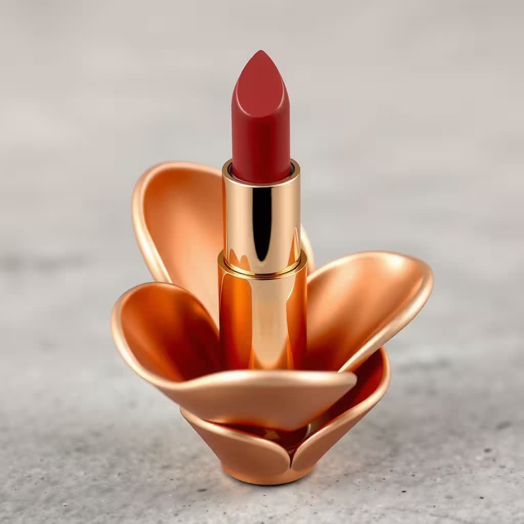 Rose lipstick product design