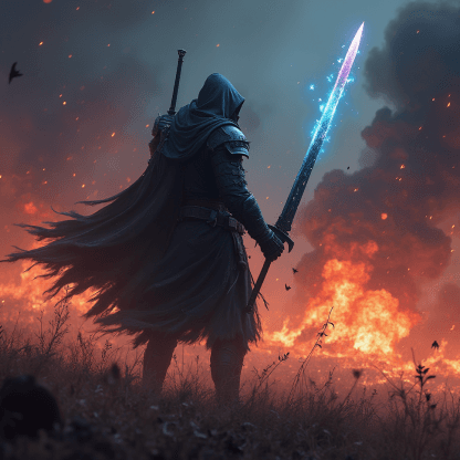 Action game characters and weapon designs