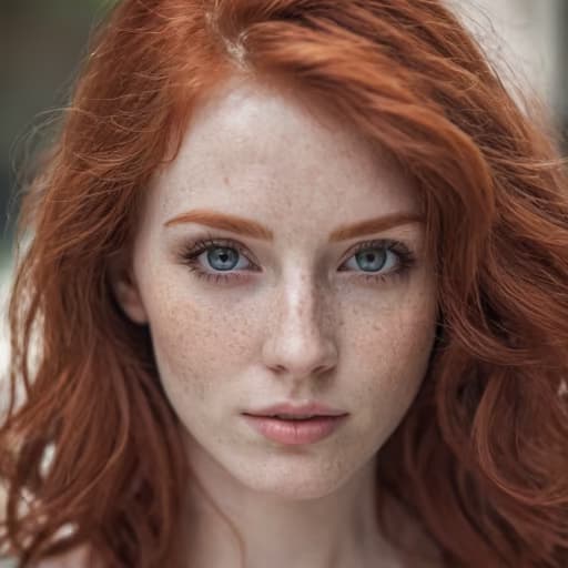 RunDiffusion Photo - Beautiful Redhead Woman