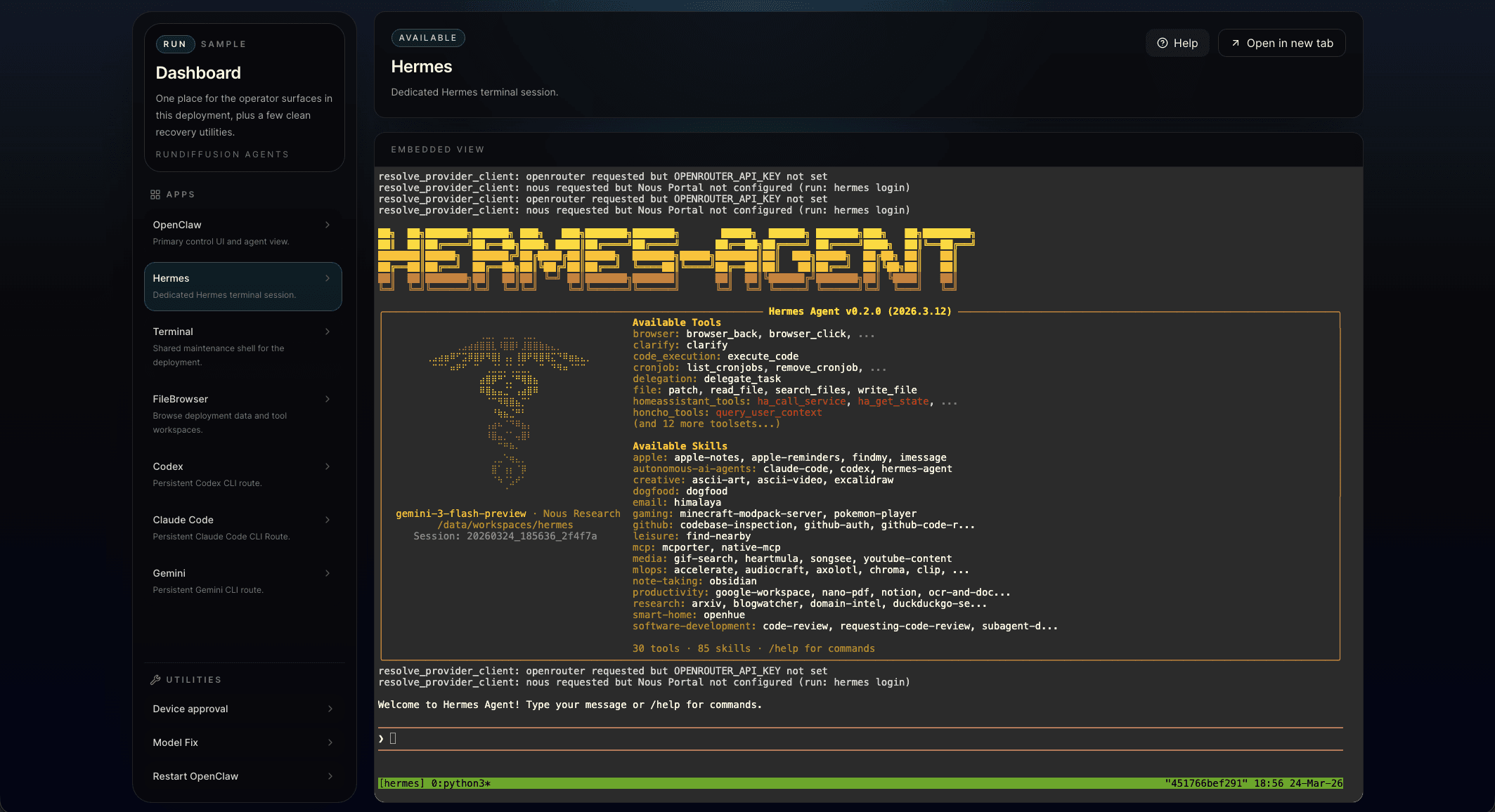 Hermes Task Delegation